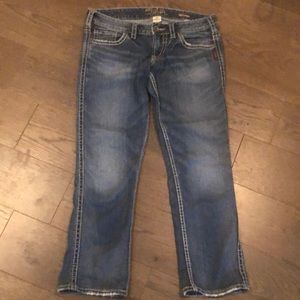 Silver Jeans Frances Capri